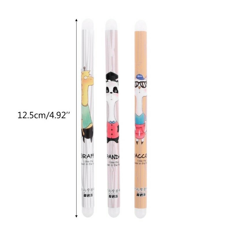 Cartoon Animal Creative Silicon Double Head Friction Eraser For Erasable Gel Pen