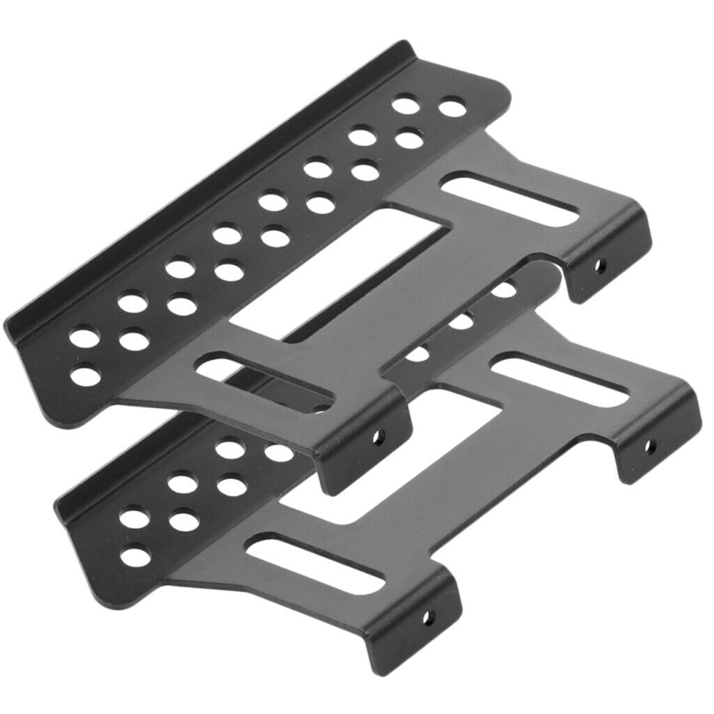 4Set RC Foot Side Steps Pedal Plate for 1/10 Axial SCX10 D90 Accessories