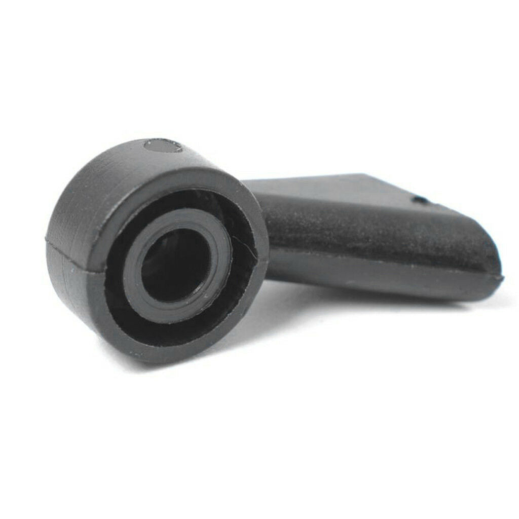 2x Black Windshield Wiper Water Spray Jet Washer Nozzles for Audi A3 S3 A4