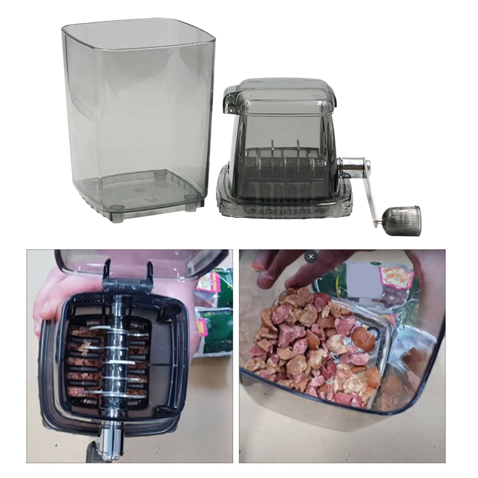Manual Boilie Bait Ice Crusher Grinder Grinding Box Equipment Fodder Tool