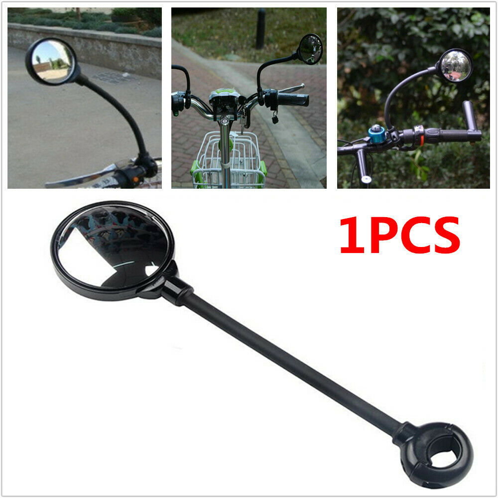 1PCS Bicycle Handlebar Mirror Bike Rearview Wide Range Back Sight for 22mm-32mm