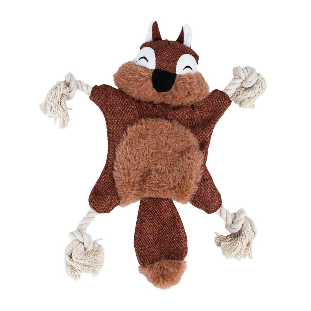 Dog Chew Sound Toys Plush Dog Play Toys For Small Large Dogs Puppy Squirrel