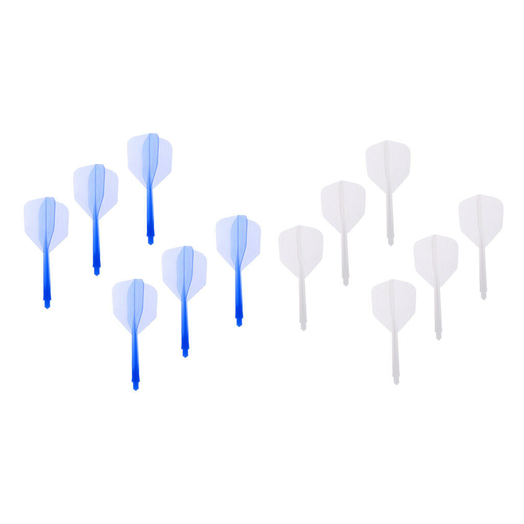 2BA Plastic Tip Darts Set Dart Pack with Dart Flights and Durable Dart Shafts 12