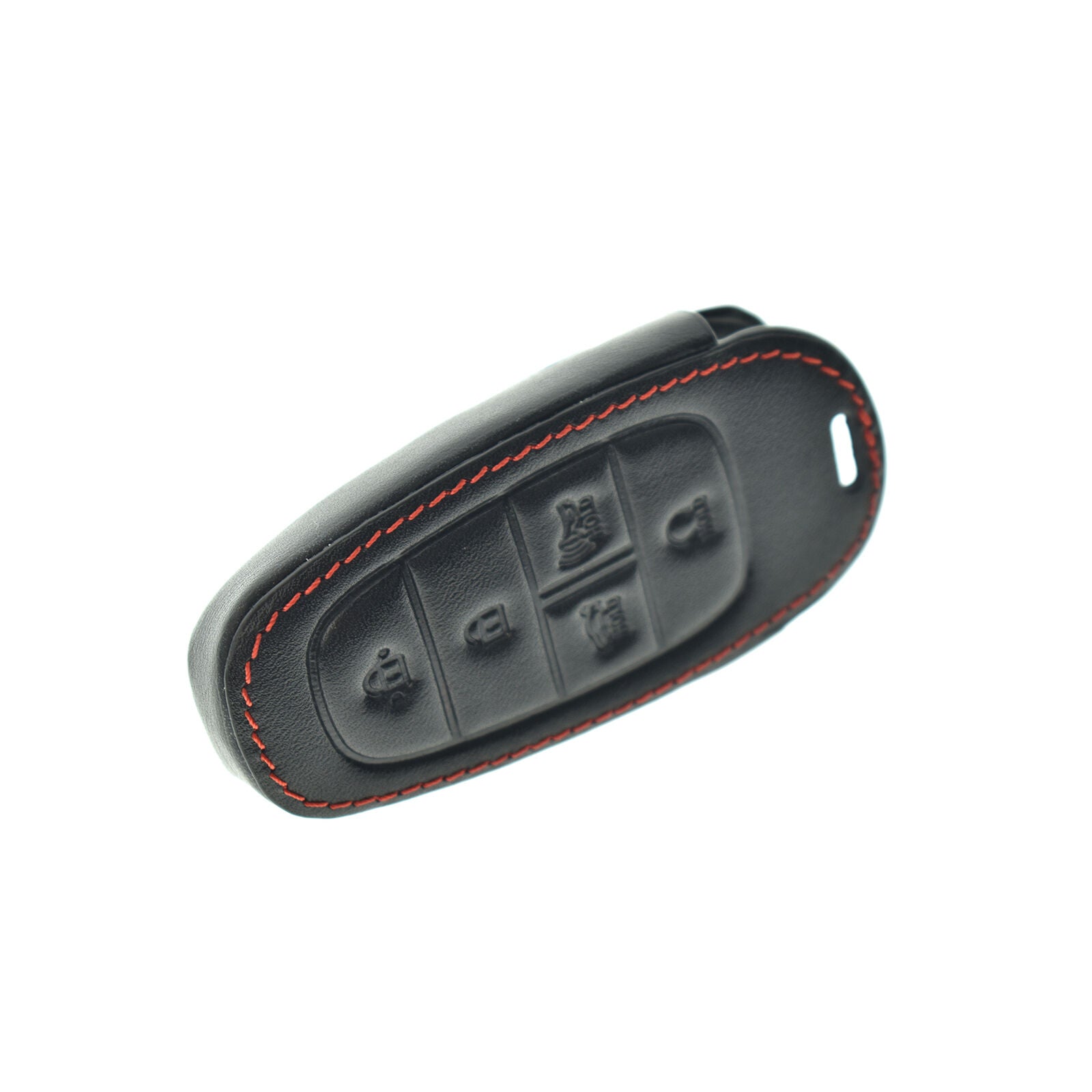 For HYUNDAI Santa Fe Sonata 5 Button Remote Smart Leather Key Fob Case Cover