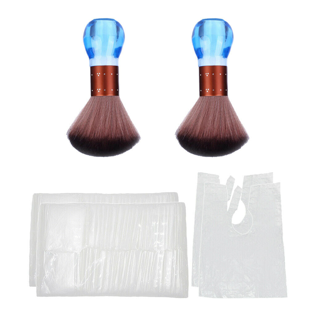 200x Disposable Hair Cutting Gowns Salon Barber w/ Neck Brush Sweep 60x80cm