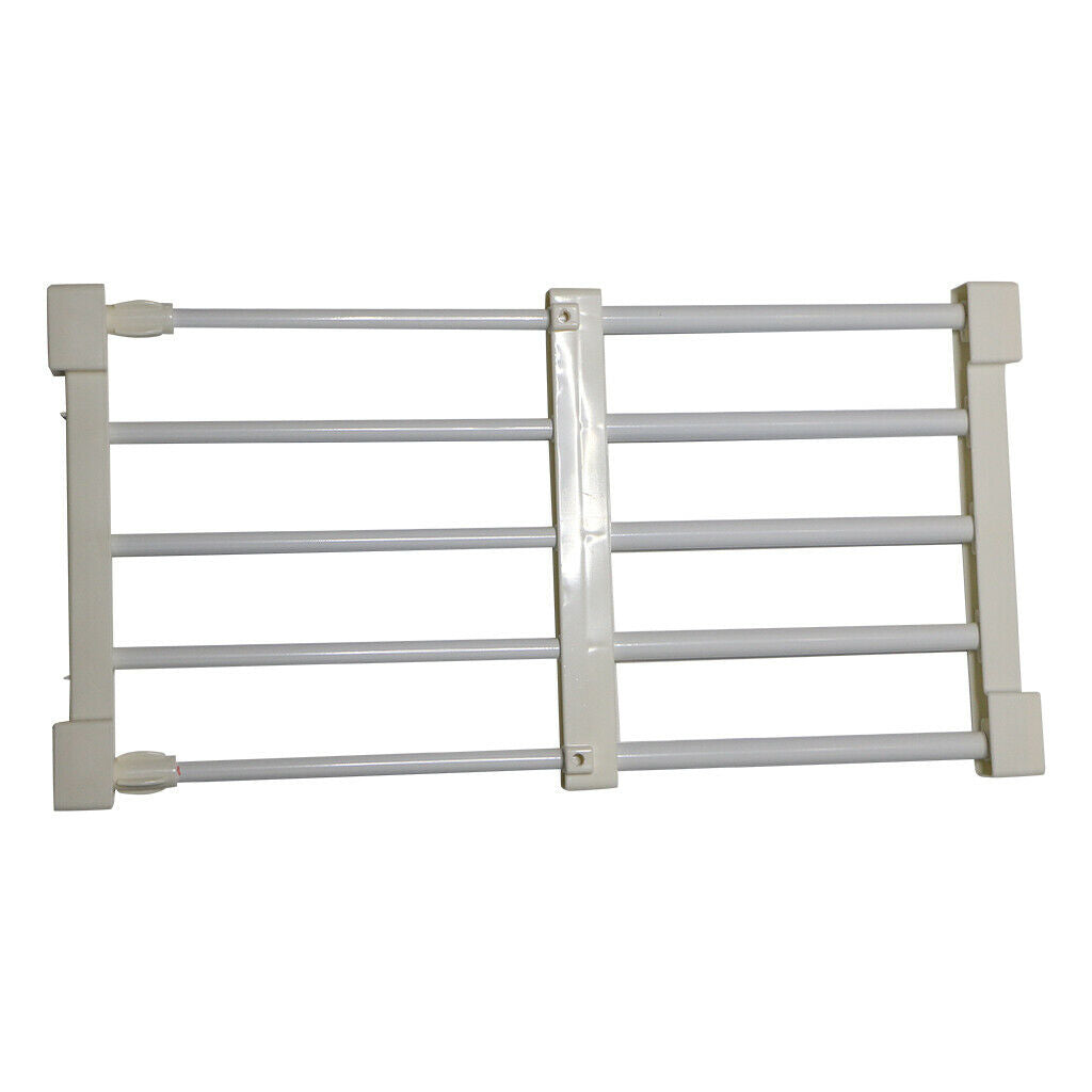 Wardrobe Closet Storage Rack Layered Partition Board Shelf  White 30-40cm