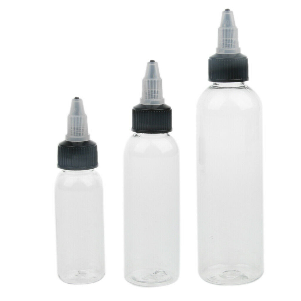 60Pcs Plastic Empty Squeeze Bottles Liquid Glue Applicator Condiments Dispensers