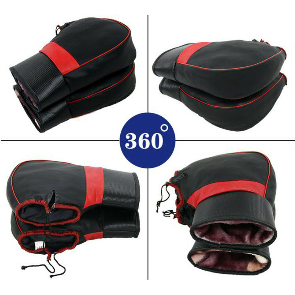 Motorbike Bike Scooter Warm Waterproof Handlebar Over Gloves Hand Muff