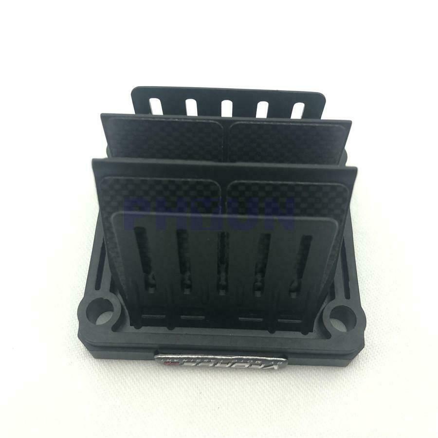 For Yamaha RZ350 YZ125 RXZ135 RX135 DT175 Intake Reed Valve Black Carbon Fiber