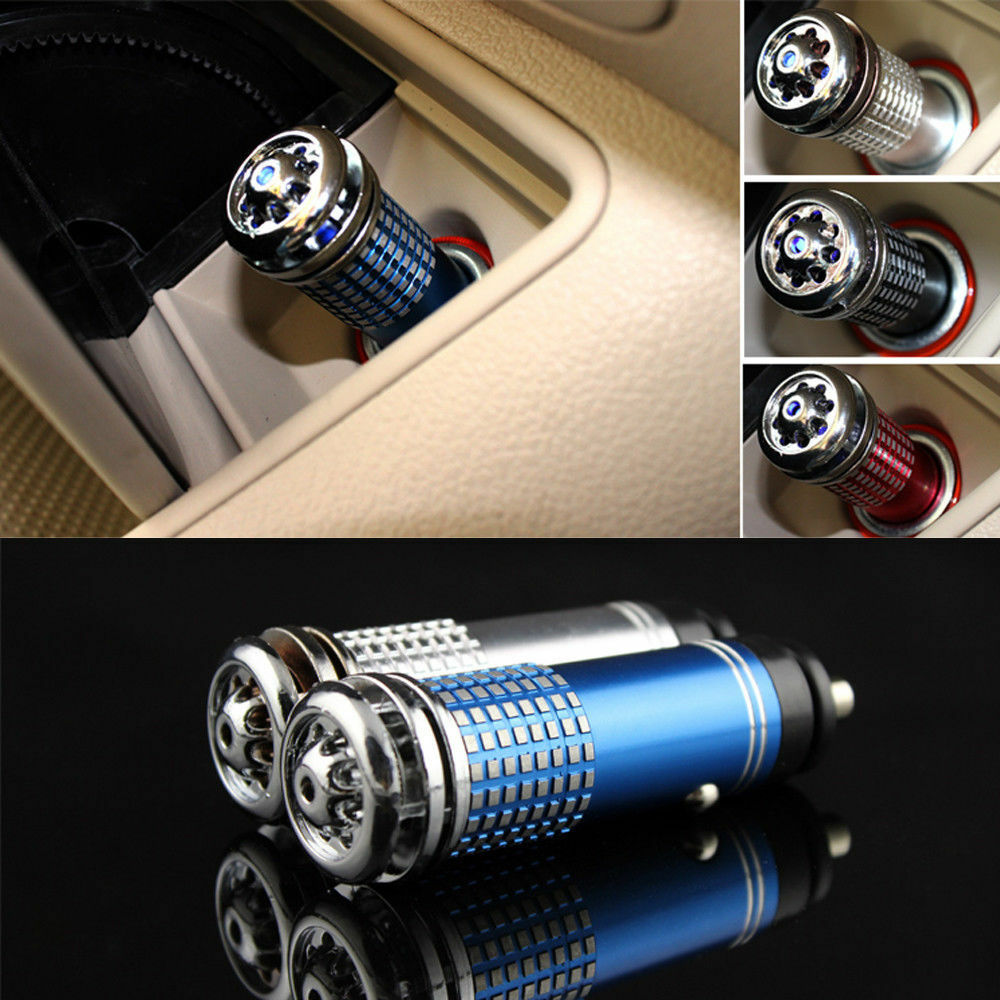 Auto Car Fresh Air Freshener Ionic Purifier Oxygen Bar Ozone Ionizer Cleaner US