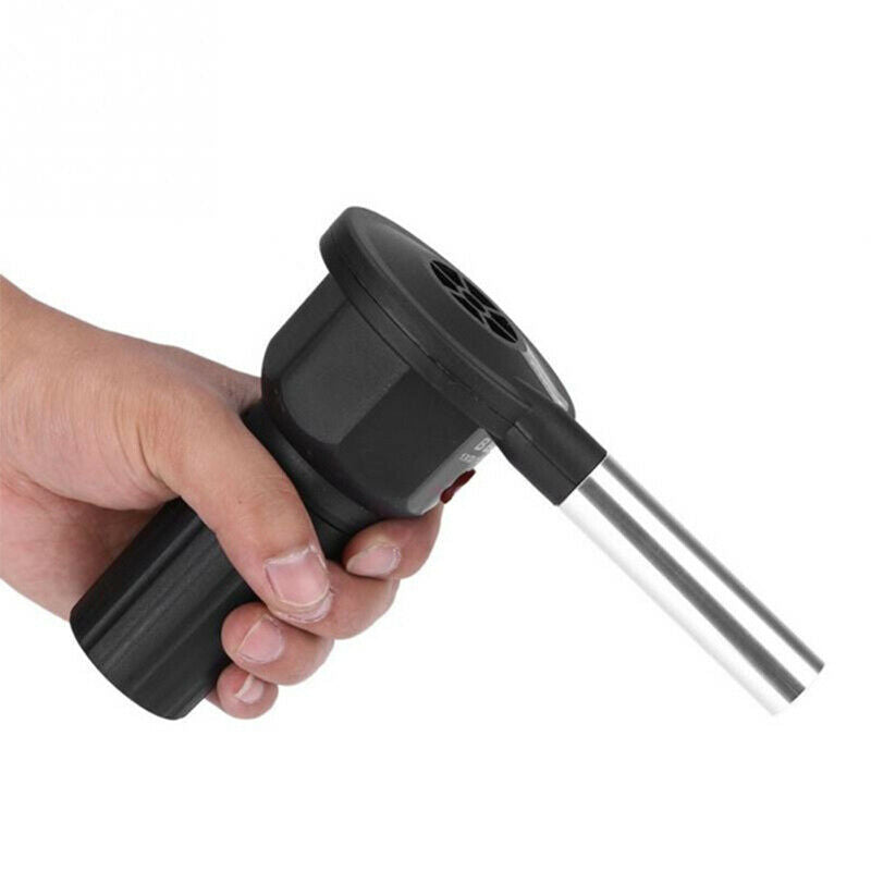 Portable Handheld Battery Powered BBQ Fan Air Blower for Barbecue Cooking T SJ