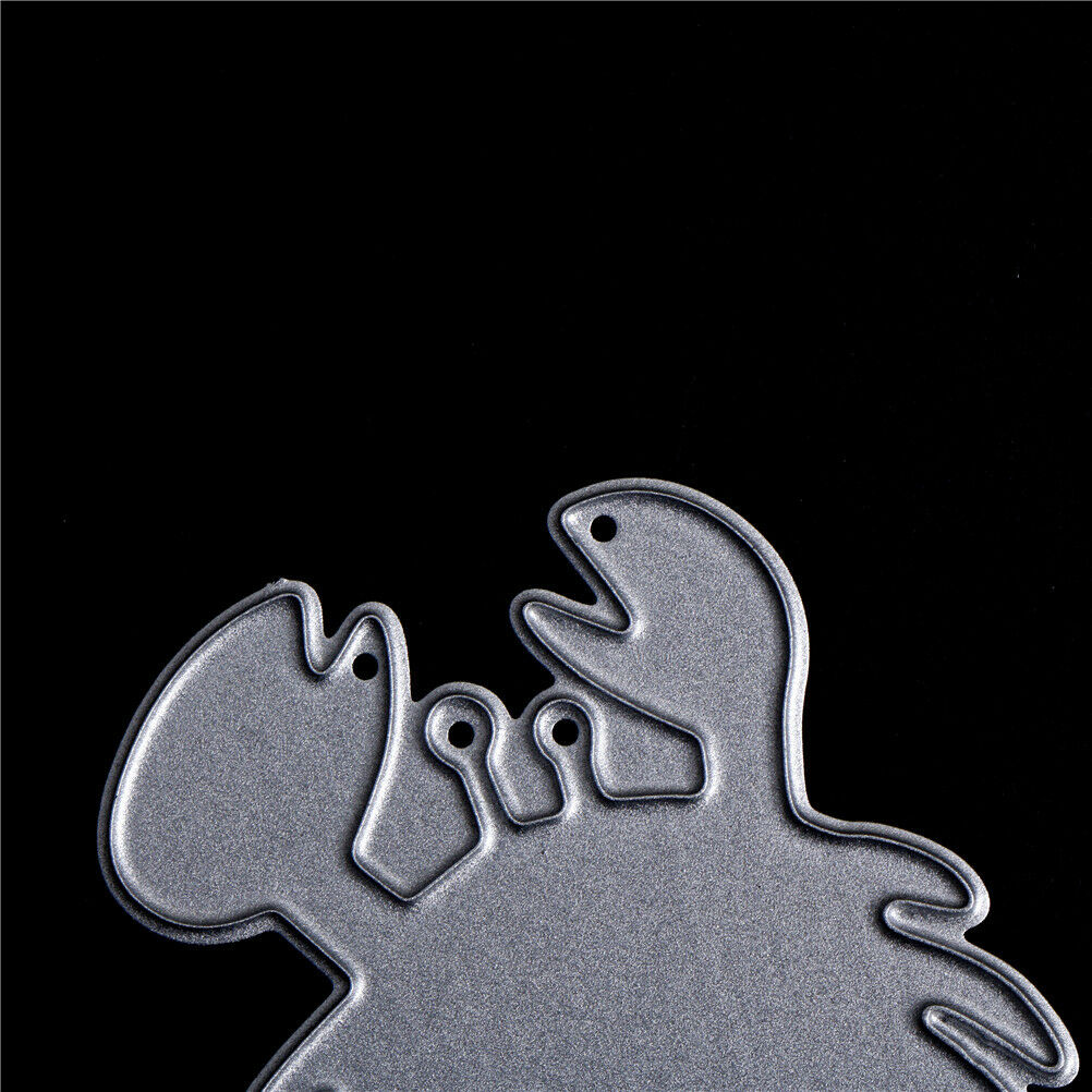 3Pcs Crab Shrimp Seahorse scrapbooking photo album Metal Stencil cutting .l8
