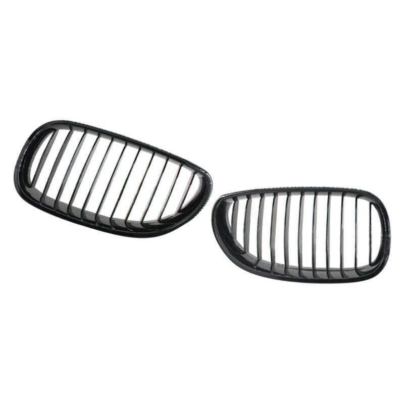 Car Black Front Hood Kidney Grille Grill Fit For BMW 5-Series E60 E61 03-10 ABS