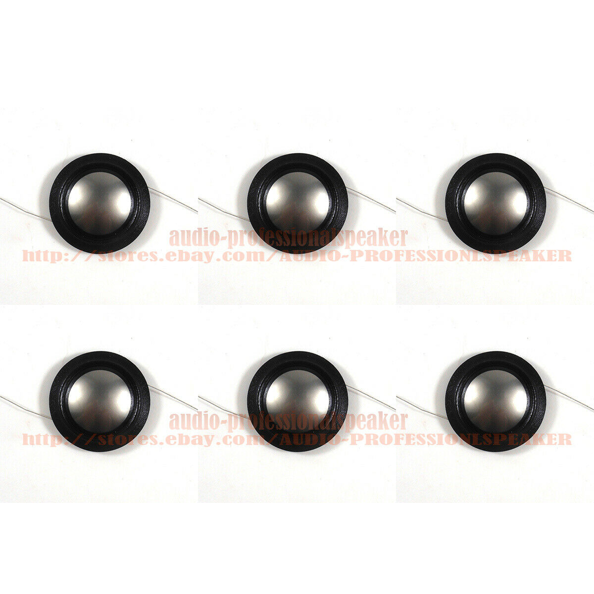 6PCS High Quality 25.5mm voice coil Titanium+Silk diaphragm 8Ohm 1Inch