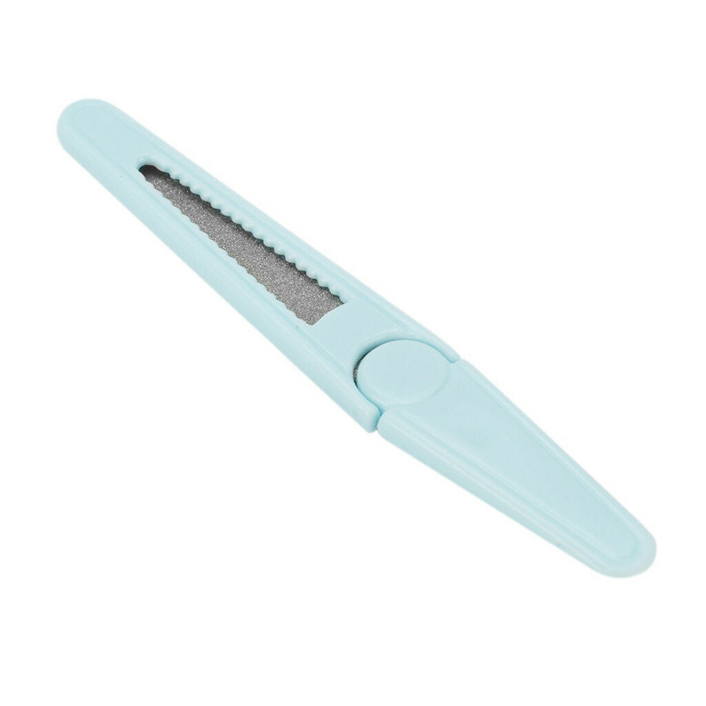 Stainless Steel Nail Art File Scrub Buffer Onychomycosis Polisher Manicure