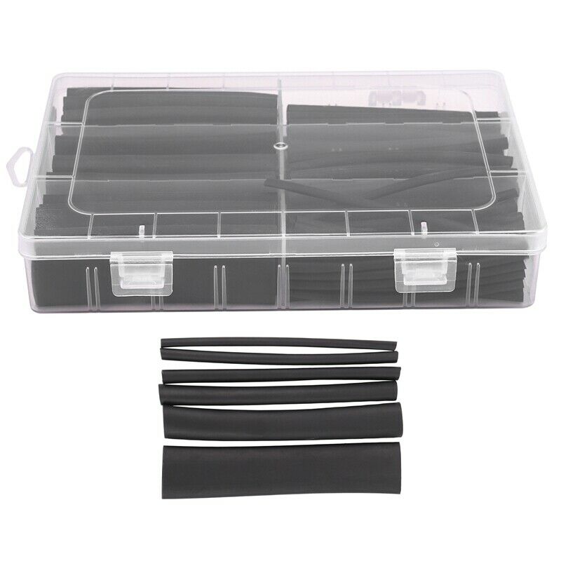 130 pcs 3: 1 Dual Wall Adhesive Heat Shrink Tubing kit, 6 Sizes(DIA): 1/2, 3/8K2