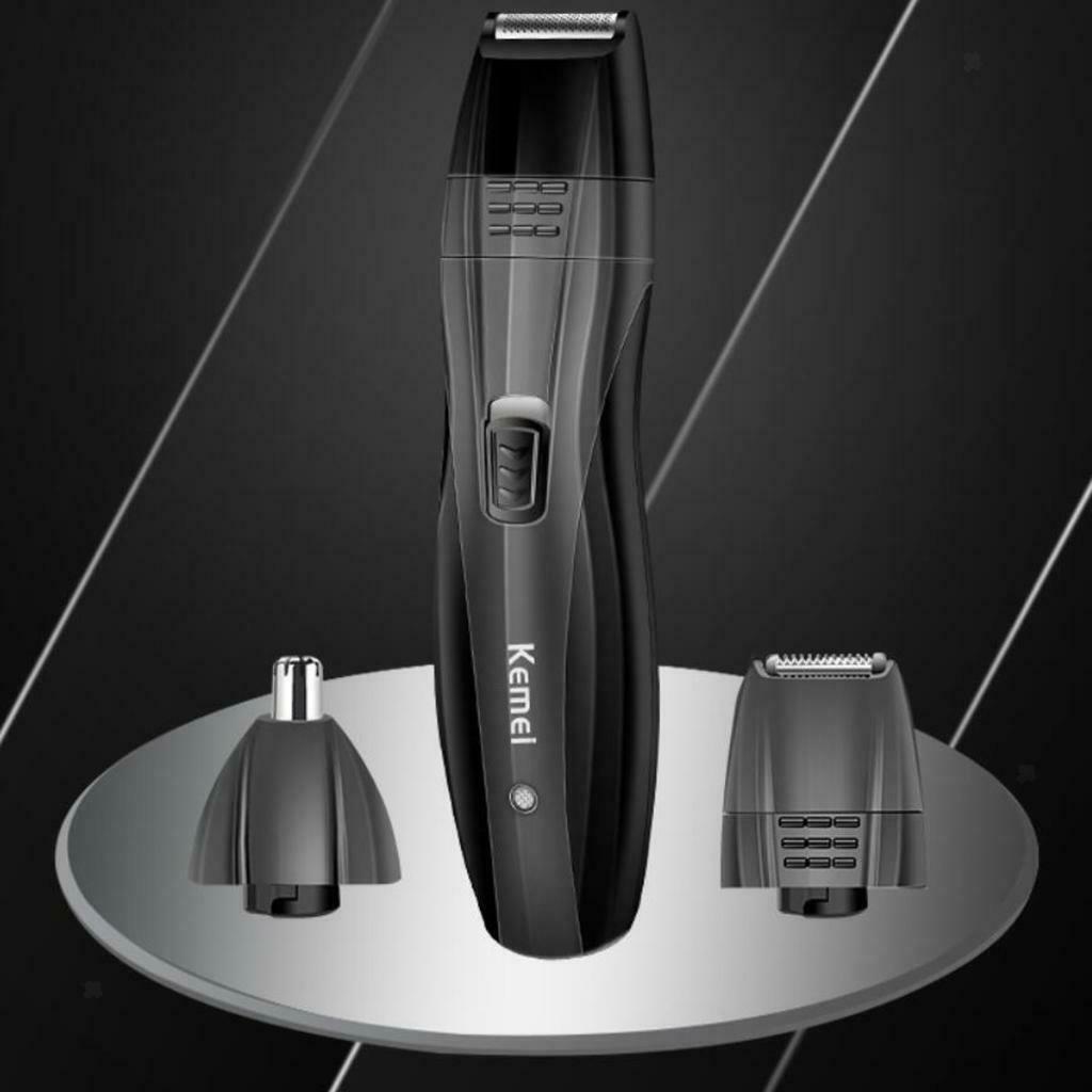 3-in-1 Hair Clippers Set Beard Shaving Nose Hair Trimmer Razor Engraving Set