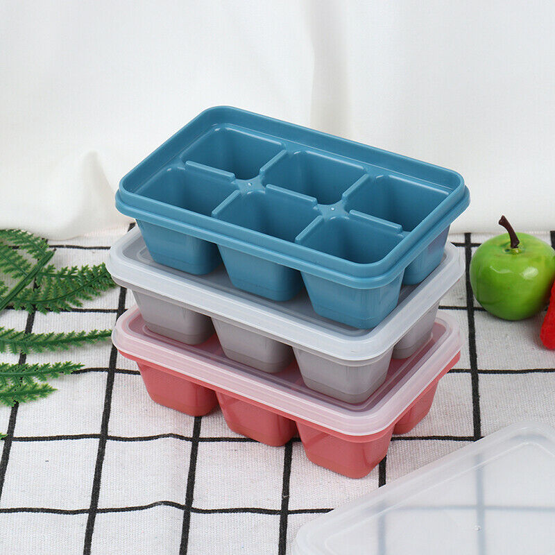 3Pcs Ice Cubed Maker Large Cube Square Tray Molds Whiskey Ball Cocktai.l8