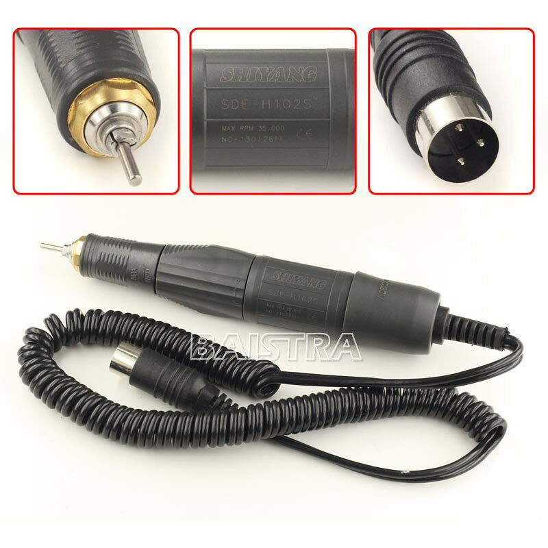 Dental Lab Micro Motor New N3 Handpiece SDE-H102S 35Krpm Plastic Head