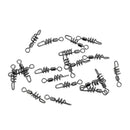 20pcs Copper Fishing Swirl Swirl Snaps Hook Connector 24mm Fishing