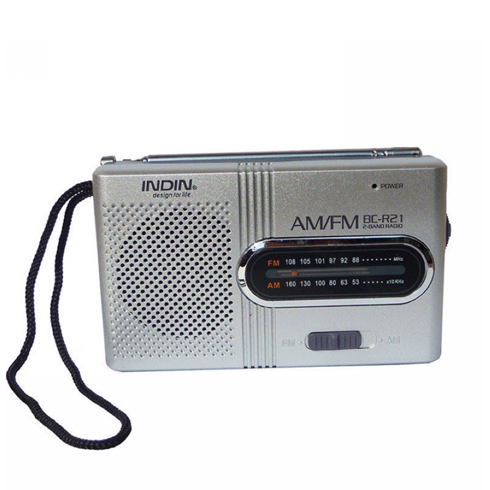 Mini Portable Pocket AM/FM Telescopic Antenna Battery Powered Radio Receiver