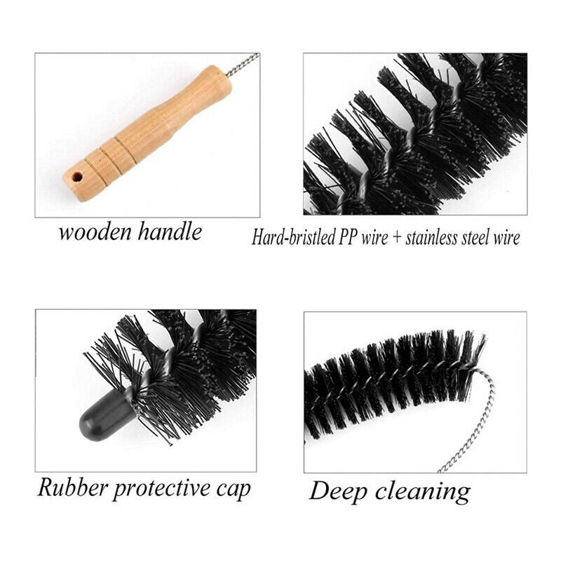 Long Black Washing Machine Clothes Dryer Cleaning Brush Vent Trap CleanerSEB SJ