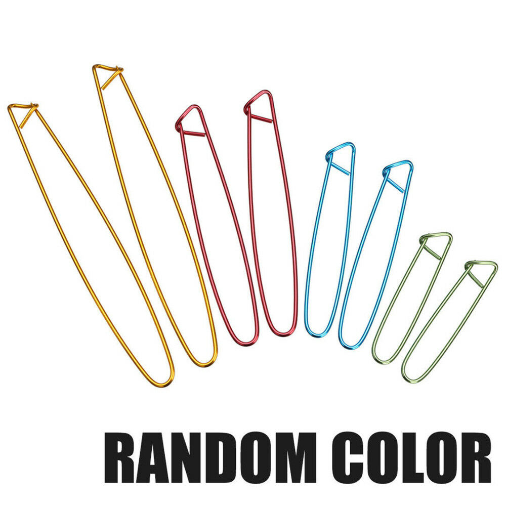 1 Set 4 Sizes Aluminum Stitch Pins Holders Knit Knitting Needles Crochet Hooks