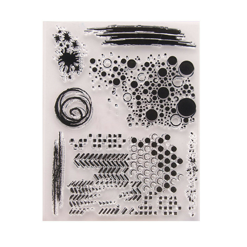 Silicone Transparent StampClear Cling SealScrapbook DIY Embossing Album De.l8