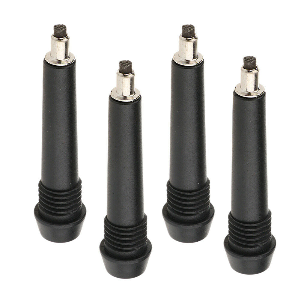 4Pcs Portable Alpenstock Rod Tip Replacement Stick Parts for Trekking Poles