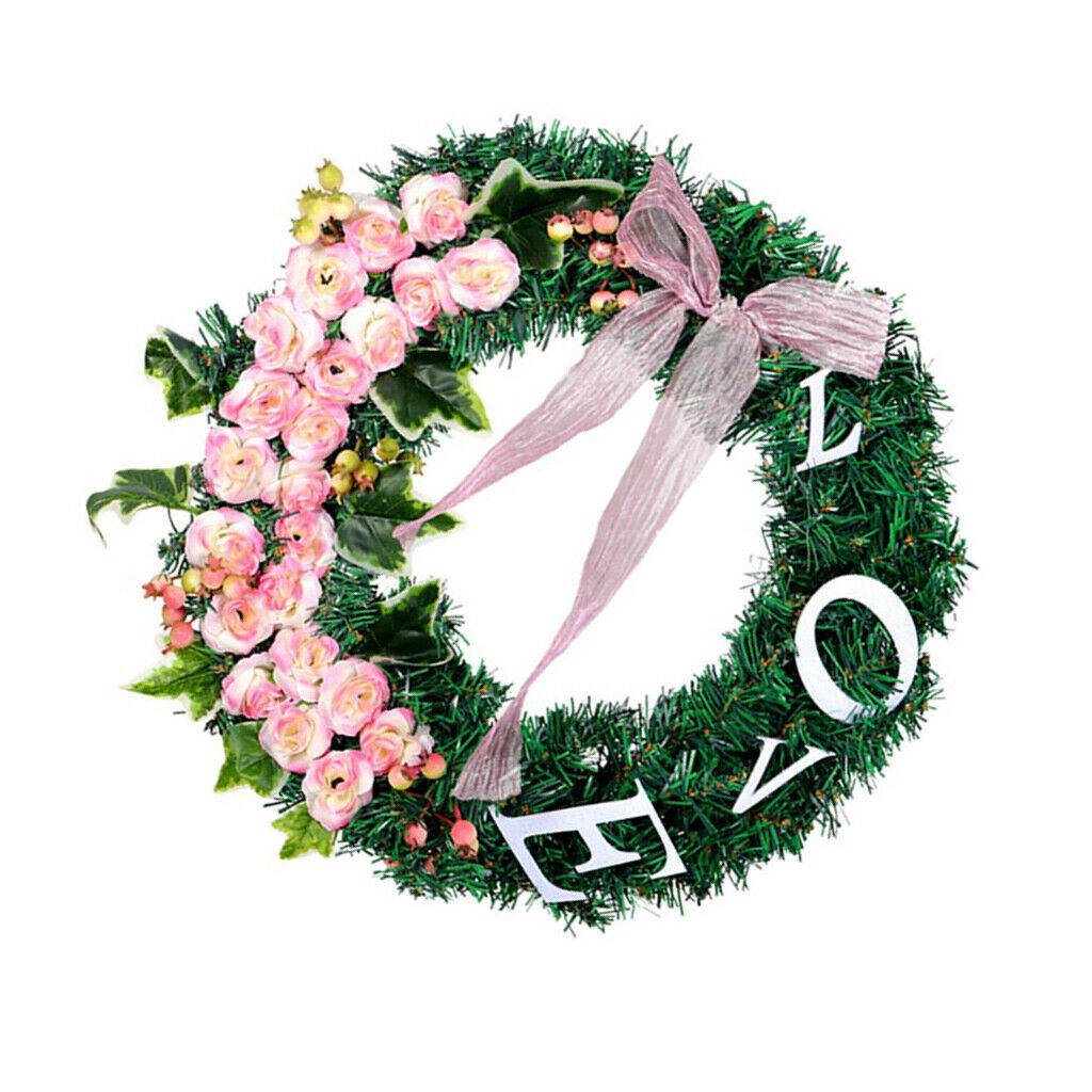 Love Letter Wreath Rustic Handmade Wreath Express Love to Family and Friends