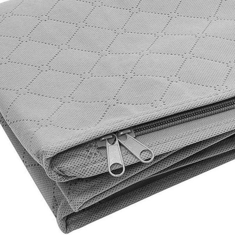 Foldable Storage Bag Clothes Blanket Quilt Closet Sweater Organizer Box Pouches