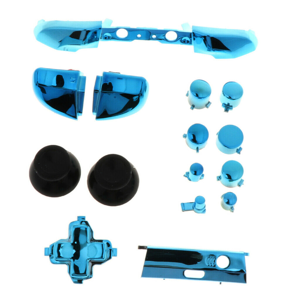 2 Packs Full Set Plated D-pad Triggers Buttons RT LT RB LB Button ABXY Buttons