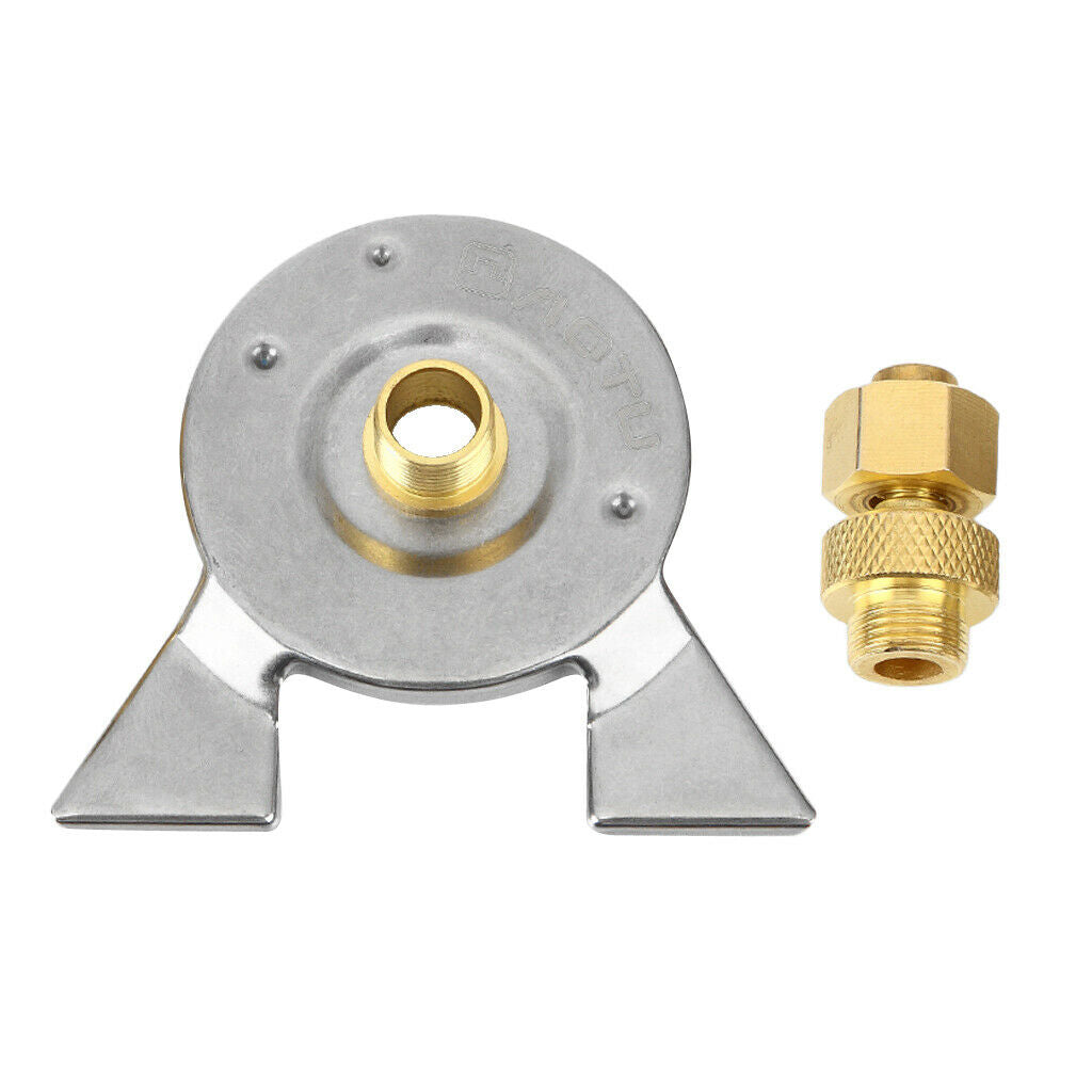 Outdoor Camping Picnic Stove Converter Burner Long-Flat Gas Bottle Adapter