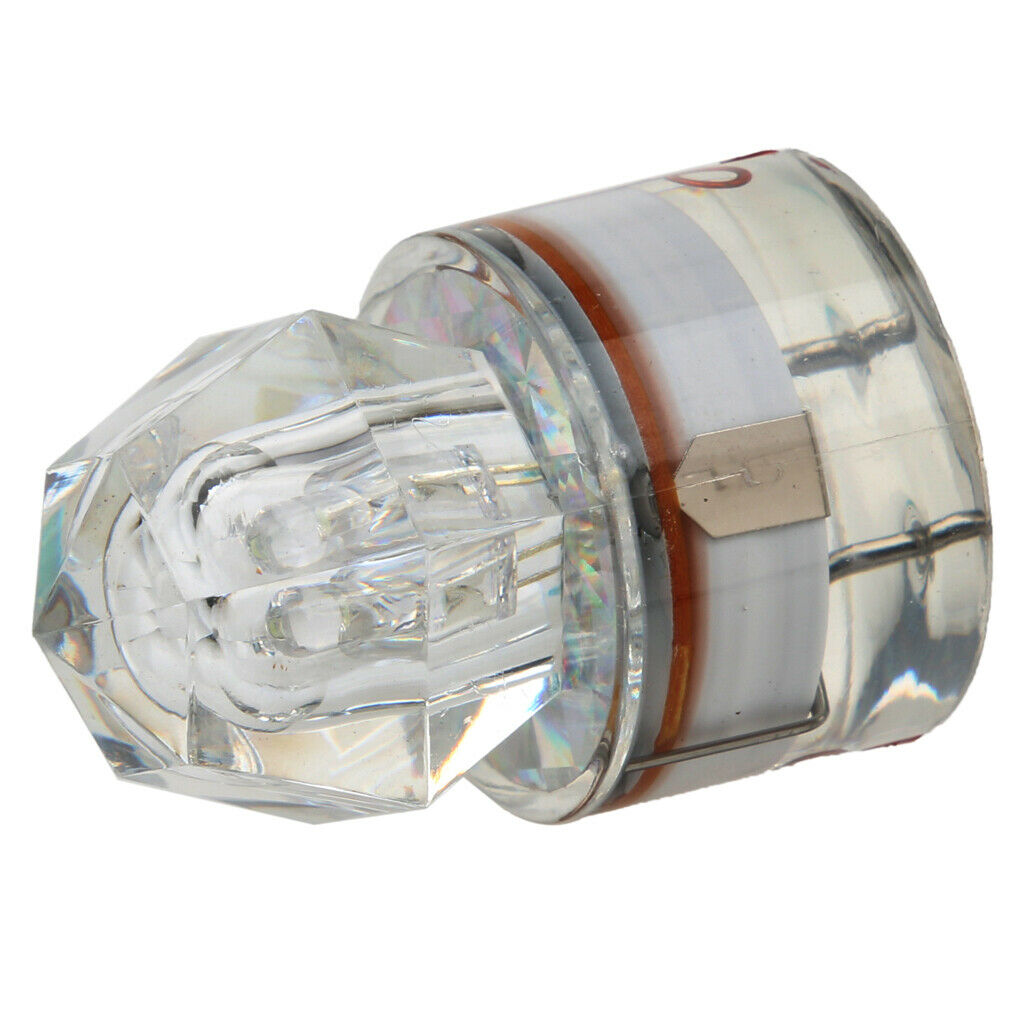 LED Deep Drop Underwater Fishing Flashing Light Bait Lure Strobe Lamp White