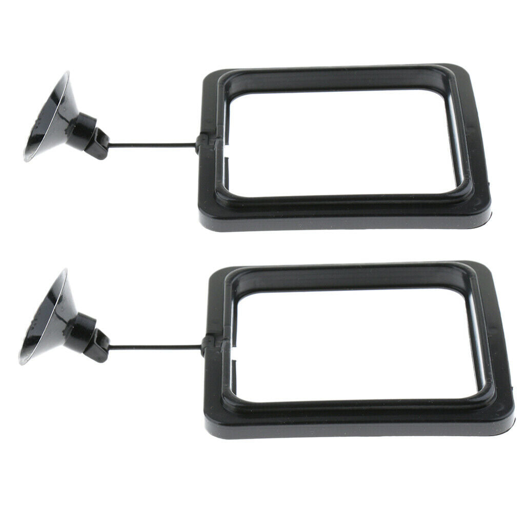 Aquarium Feeding Ring - Practical Floating Food Square - Reduces Waste