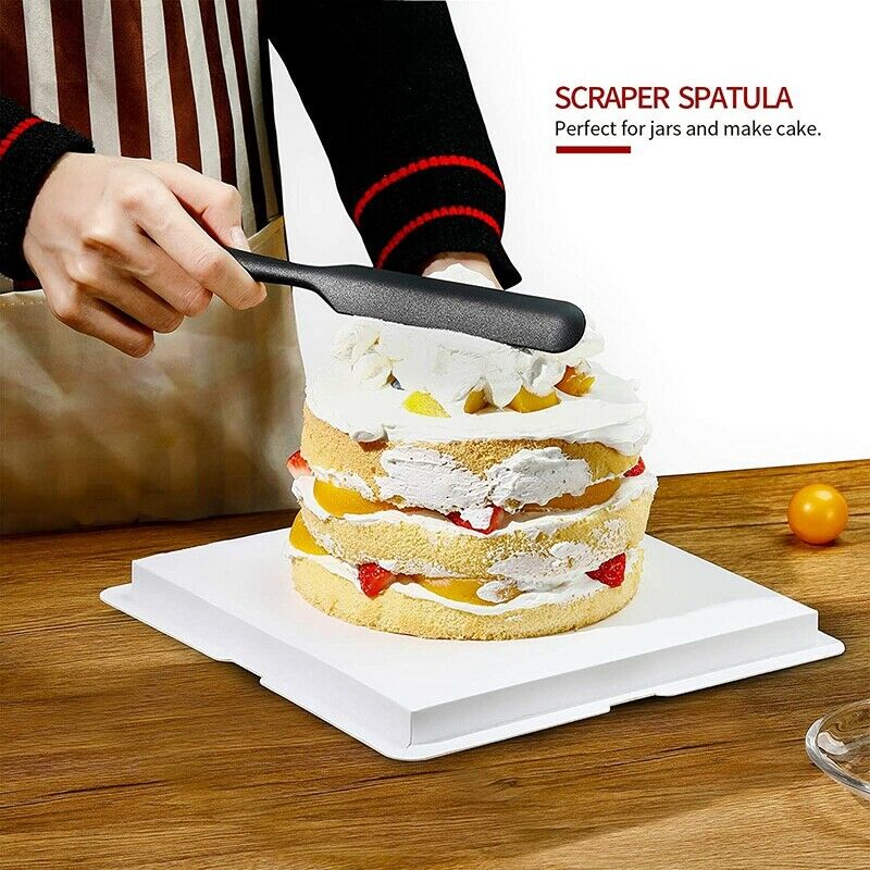 Silicone Spatula Set, Rubber Spatulas Silicone Heat Resistant, Spatula SeamlN5G7