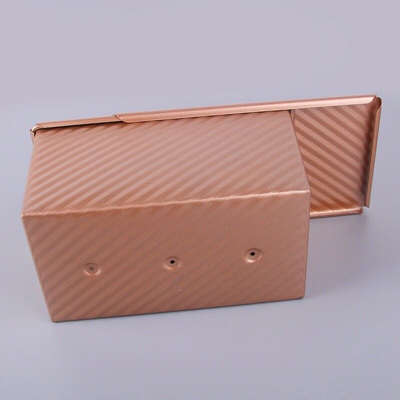 Baking Pullman Loaf Pan with Cover,Bread Pan with Lid,Nonstick Rectangle CorX6R8