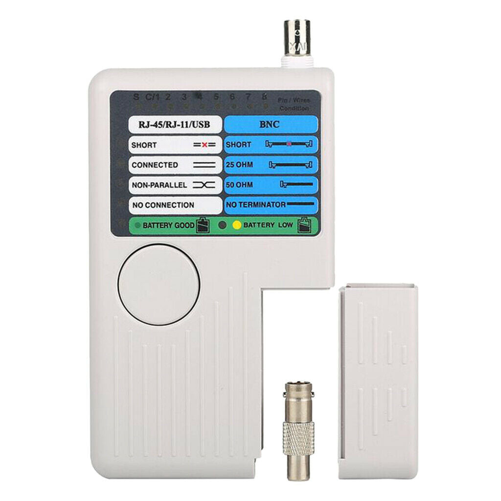Multi Function 4in1 Cable Tester Meter LAN Cable Cat5 Cat6 Wire Tester