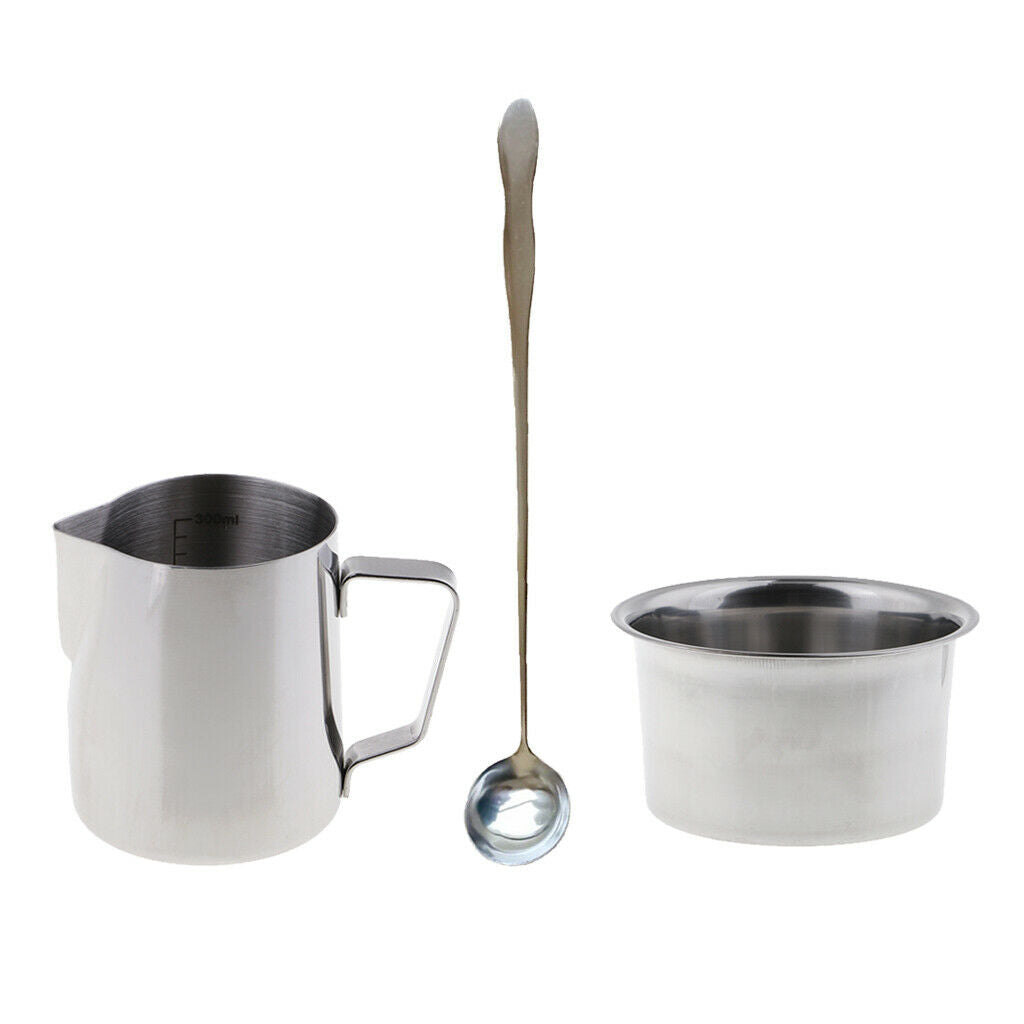 3pcs / set   Candle   Wax   Melting   Pouring   Pitcher   Pot   Double   Boiler