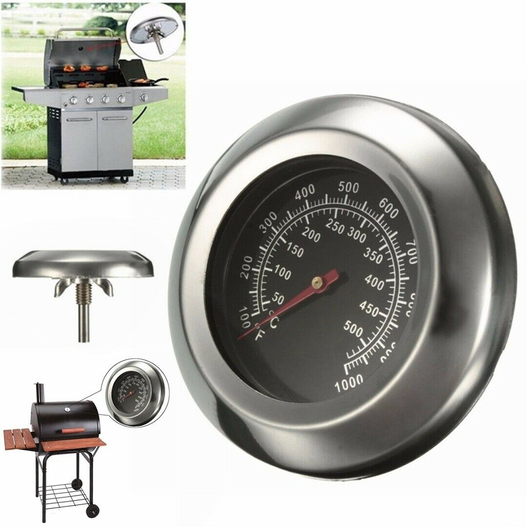 Barbecue BBQ Grill Thermometer Temp Gauge Outdoor Camping Cook Food Tool