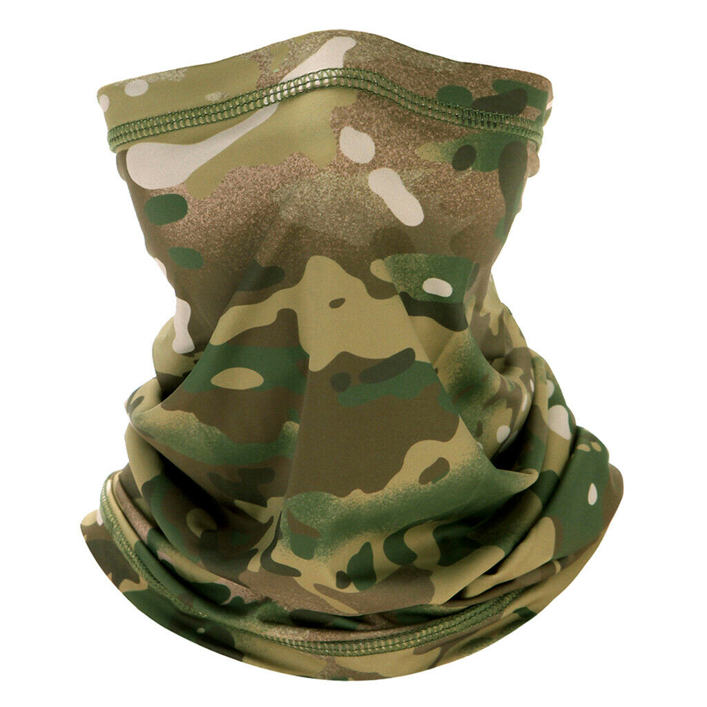 2Pcs Cycling Face Cover Guard Balaclava Headscarf Neck Warmer Headwear