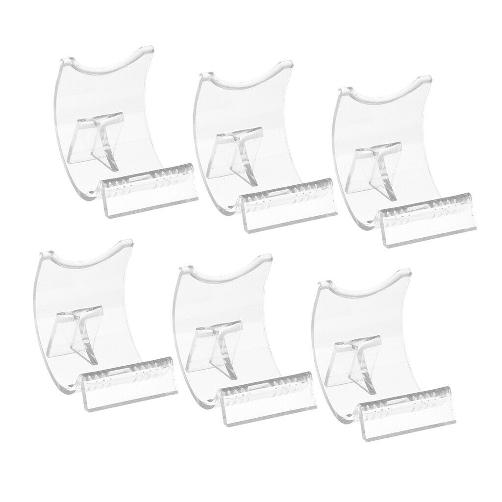 6 Packs Lighter Display Stand Display Support Clear Acrylic for Lighter