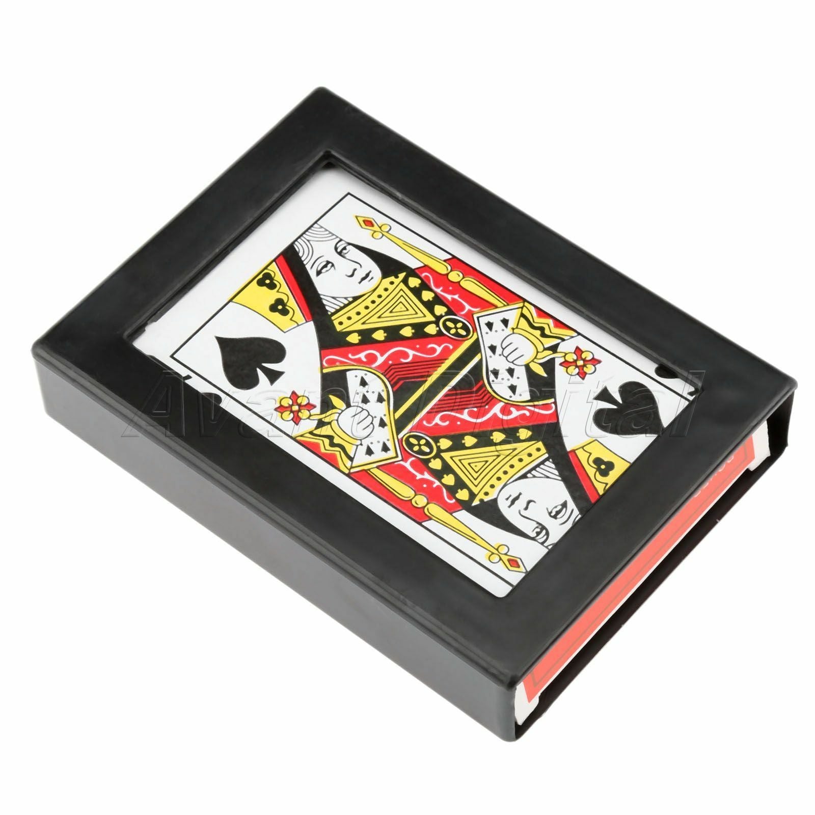 Vanishing Disappearing Card Box Case Close-Up Street Magic Trick Set Interesting