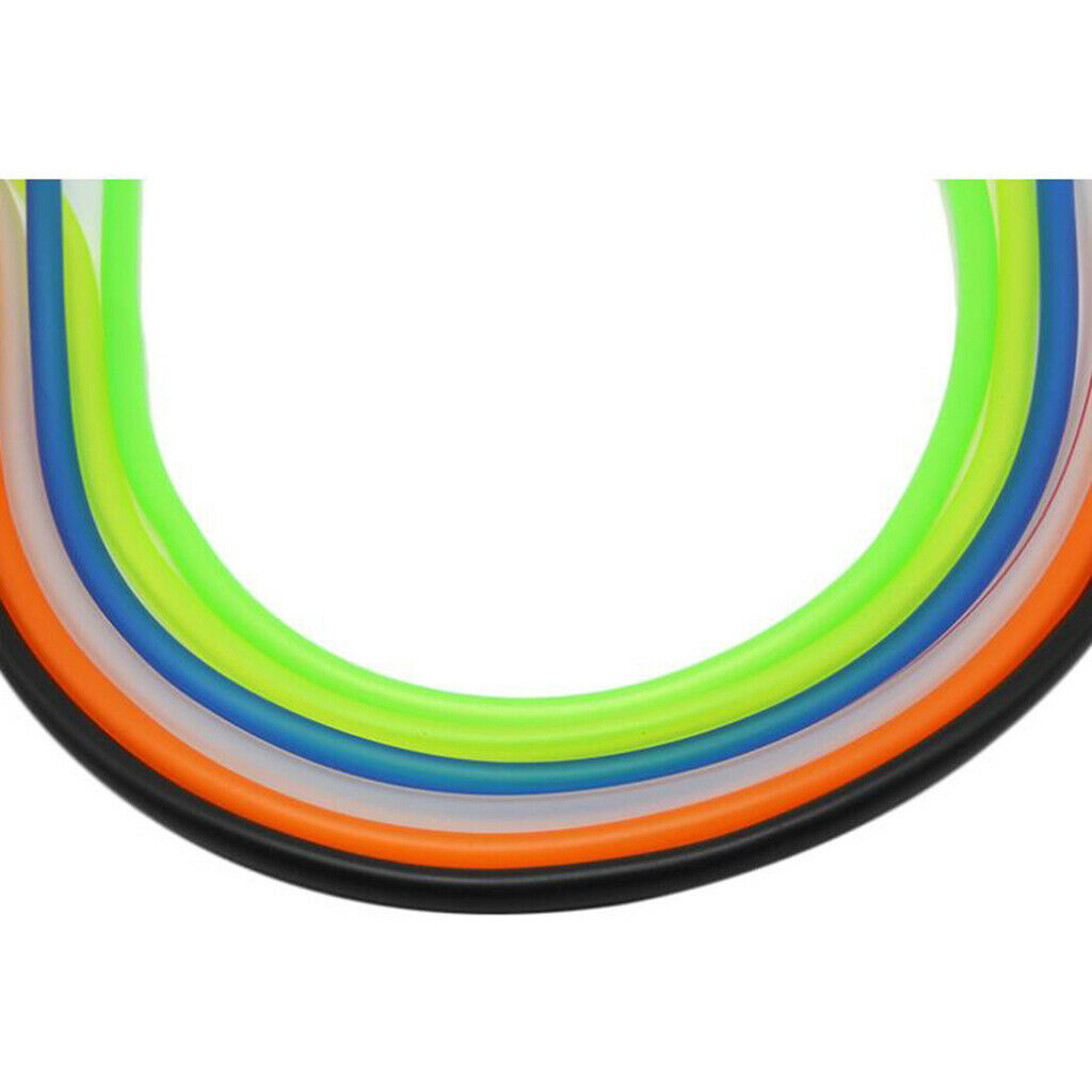 New 1M Motorcycle Fuel Oil  Tube Hose Line Petrol Pipe Orange