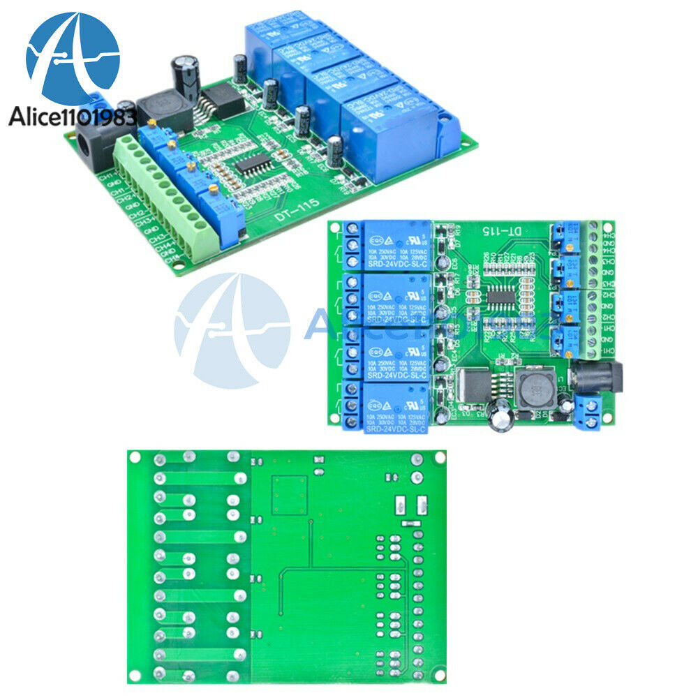 DC 24V 4-Channel Voltage LM393 Comparator Comparison Stable Module 150mA