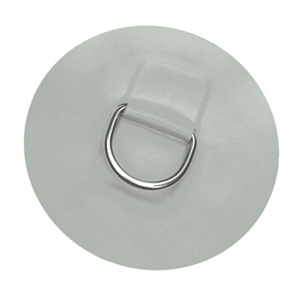 Stainless Steel PVC D-Ring Patch for Inflatable Boat Dinghy Kayak Canoe