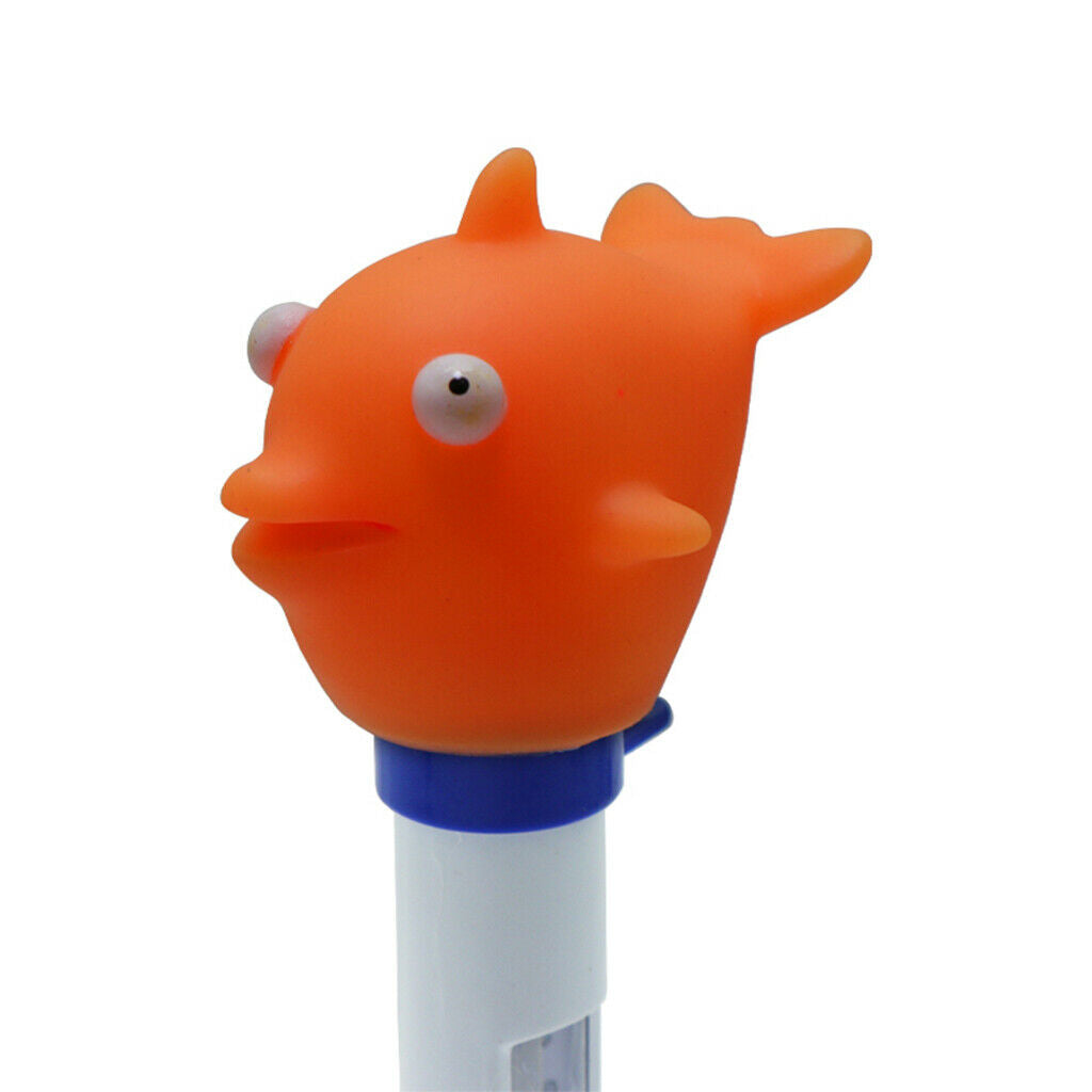 Cartoon Animal Floating Thermometer with String for Hot Tub Spa Shark