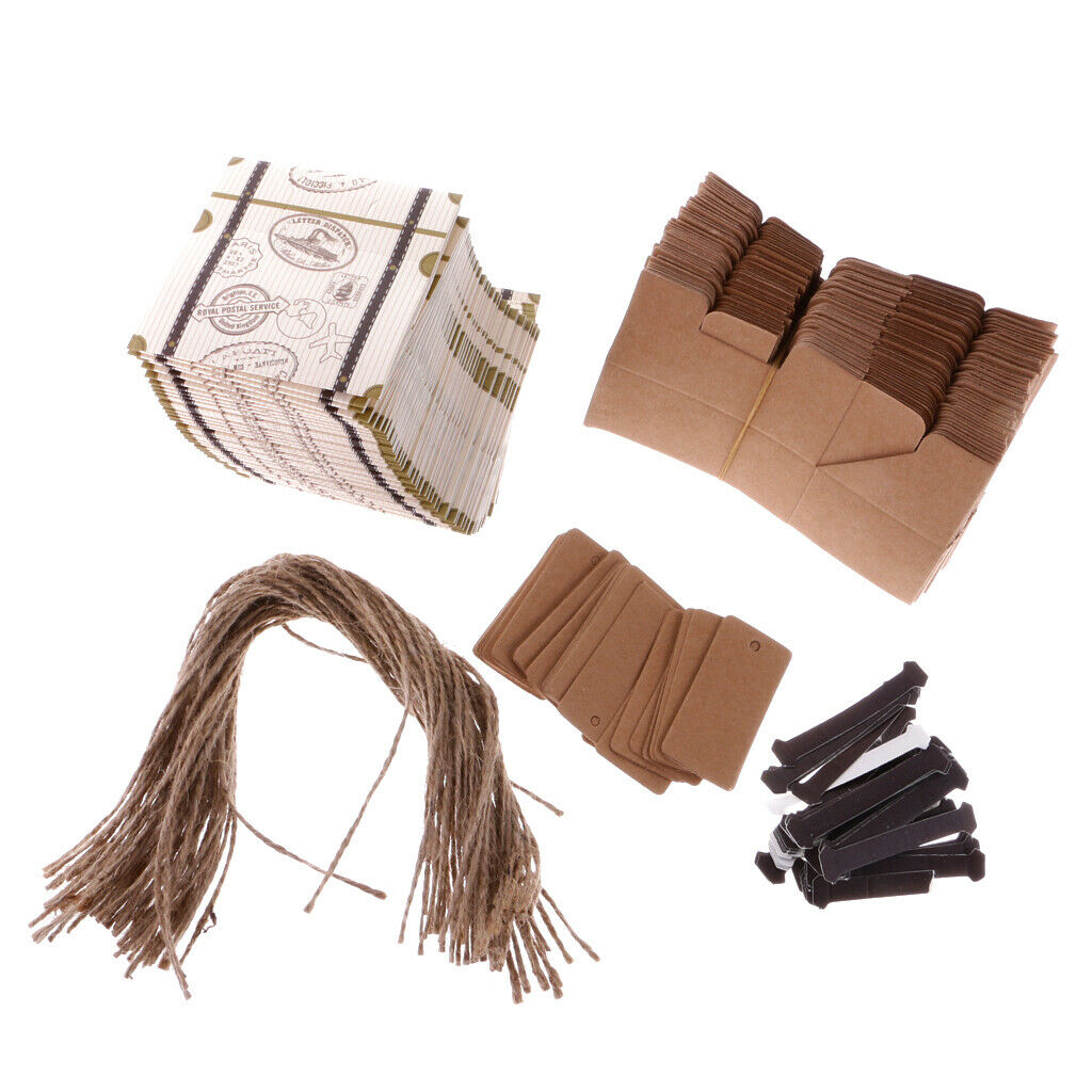 Pack of 100pcs Wedding Party Favor Candy Box Candy Bag Chocolate Gift Boxes