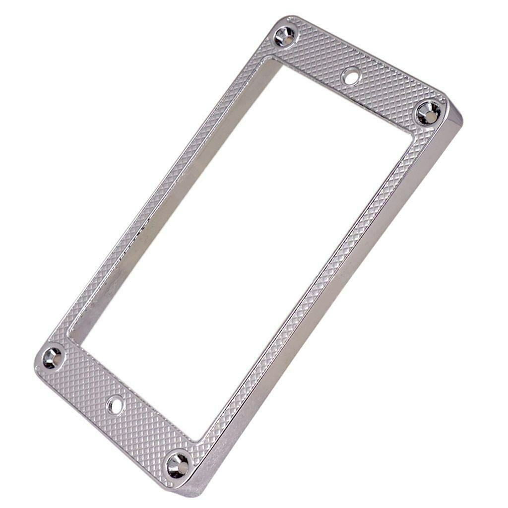 2 Pieces Pickup Frames, Mounting Rings  Pickup Cover Set For LP Electric Guitar