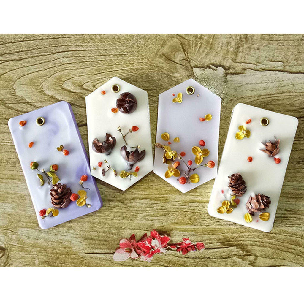 12Pcs Real Dry Press Babysbreath Flower Natural Pressed Dried Flowers Leaves for